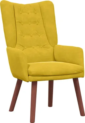 Obrázok produktu pre vidaXL Kreslo žlté 63 x 67 x 94 cm zamat