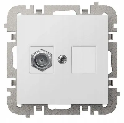 Obrázek produktu pro Elektro-Plast Nasielsk SANTRA zásuvka 1xTV typ FF pod omítku bílá