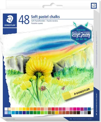 Produktbild von STAEDTLER Soft-Pastellkreide Design Journey 48er Kartonetui