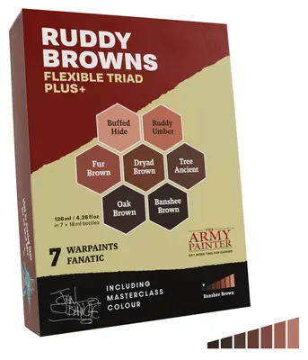Immagine prodotto di Army Painter Warpaints Fanatic: Triade Marrone Ruddy PLUS+