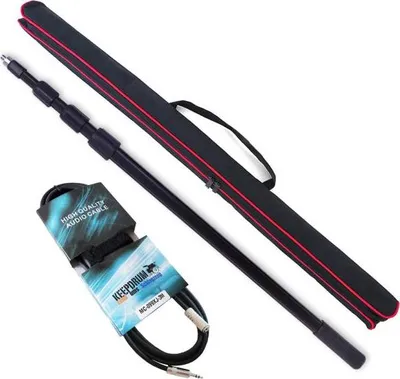 Obrázok produktu pre keepdrum Boompole 3m s 3,5mm predlžovacím káblom 3m