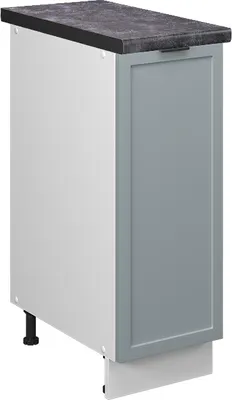 Image de Meuble de cuisine Vicco Fame-Line Bleu clair-gris 30cm , PT Anthracite, Model 50717