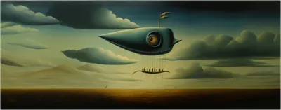 Produktbild von Wallario selbstklebendes Poster - Himmelsfahrer, Größe: 50 x 125 cm