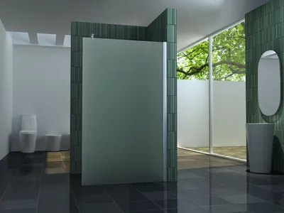 Produktbild von 10 mm Duschtrennwand FREE-F 100 x 200 cm