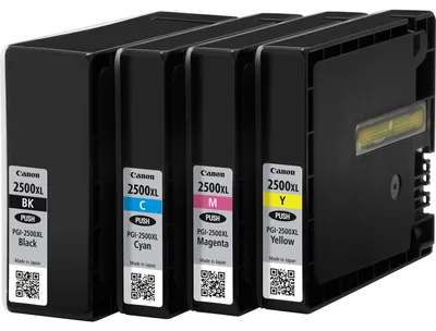 Produktbild von Canon PGI-2500XL Druckerpatrone Multipack schwarz, gelb, cyan, magenta