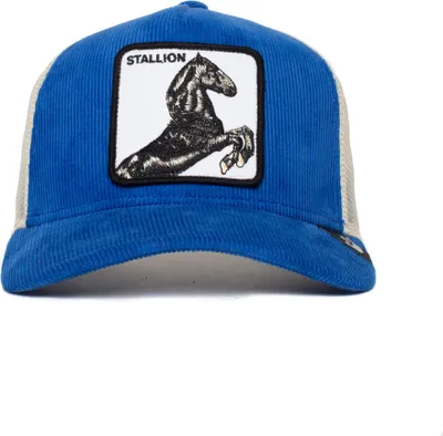 Produktbild von Goorin Bros. Sly Stallione Trucker Cap The Farm Animal Blue