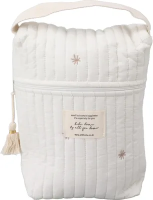 Immagine prodotto di Simpatico motivo di ricamo quilt, borsa per pannolini, cotone, carrozzina, cerniera per salviette, ciuccio, stella