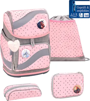 Produktbild von Belmil Smarty Schulranzen Set 4-teilig \Pink Dots 2\""