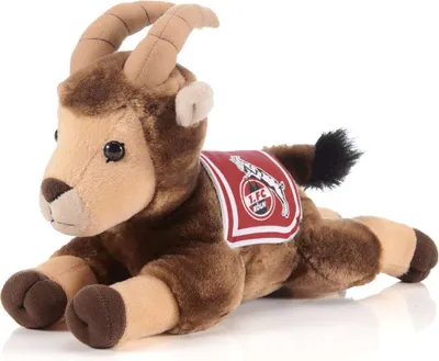 Produktbild von 1. FC Köln Maskottchen Plüsch Hennes liegend