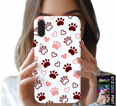 Obrázek produktu pro Pouzdro pro Huawei P20 – psí tlapky na bílém pozadí, pes, kočka, medvídek