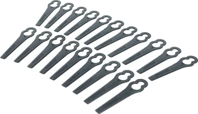 Produktbild von vhbw 20x Ersatz-Messer kompatibel mit MacAllister PXCLTK-018, PXCLTS-018 Rasentrimmer - Ersatzklinge Schwarz, Kunststoff