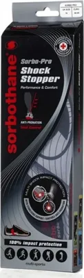 Produktbild von Sorbothane - Herren/Damen Uni Einlegesohlen "Pro" CS1044 (38 EU - 39,5 EU) (Rot/Grau)