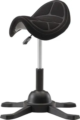 Produktbild von Satteldrehhocker selbstbalacierend Sitzhöhe 480 - 660 mm mit Gleiter