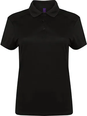 Obrázok produktu pre Dámska polokošeľa Slim Fit Stretch + Wicking Finish Black XXL
