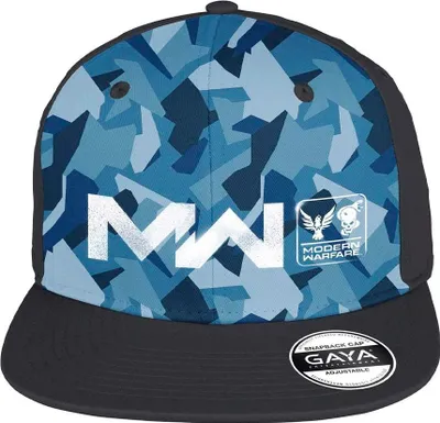 Obrázok produktu pre Call of Duty Snapback | Modern Warfare Cap mit Logo | Blaue Kappe mit Camouflage Muster