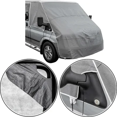 Produktbild von Frontscheibenabdeckung Kompatibel Ford Transit 2006-2013 – Isolierung Frontscheiben Schutz Windschutzscheibe Abdeckung