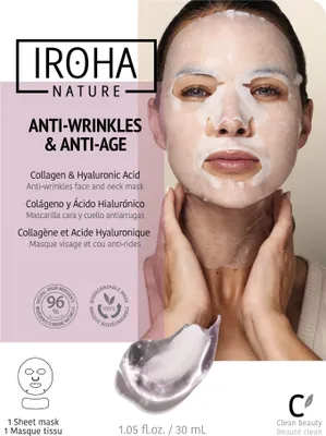Produktbild von Iroha Anti-Wrinkles&Pro-Age/Face&Neck Mask Gesichtsmaske Hautmaske Unisex 658852