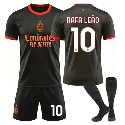 Immagine prodotto di #10 RAFA LEAO Maglia da calcio da trasferta del Milan 26-27 per bambini e adulti TAGLIA:20
