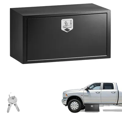 Imagen del producto de VEVOR Caja de Herramientas para Camión 914x457x457 mm, Caja de Almacenaje de Acero para Debajo de Carrocería del Camión, con Cerradura y Llaves, con Asa en T para Furgoneta, SUV, Camioneta,