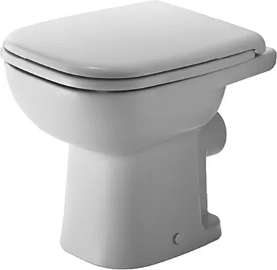 Produktbild von Duravit Stand-WC D-CODE tief, 350 x 480 mm, Abgang waagerecht weiß
