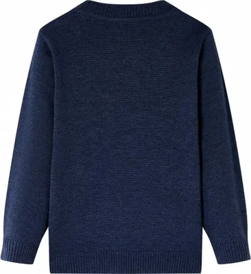 Produktbild von vidaXL Kinderpullover Gestrickt Marineblau 104