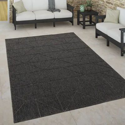 Image de Tapis d'extérieur Scandinave résistant aux intempéries Moderne & facile d'entretien pour l'intérieur & l'extérieur Taille 120x170 cm