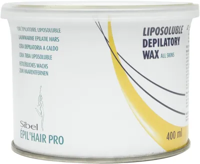 Obrázek produktu pro Čpilhair pro Lukewarm Epilovací vosk rozpustný v tucích Maxi PRO Yellow 400 ml