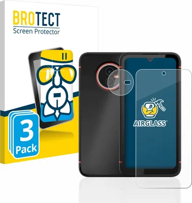 Produktbild von 3x BROTECT Schutzglas für Gigaset GX4 / GX4 Pro (Display+Kamera) Schutzfolie Panzer Folie Glas Display Schutz klar