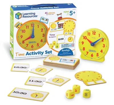 Obrázek produktu pro Learning Resources Time Activity Set, 5 rok/roky, Vícebarevný
