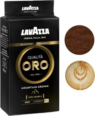 Immagine prodotto di Caffè macinato Lavazza Qualità Oro gusto delicato 250 g