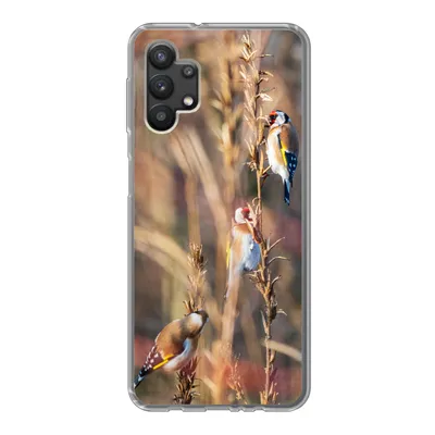Produktbild von MuchoWow® Handyhülle Schutzhülle Hülle für Samsung Galaxy A32 5G Vögel - Äste - Wald Silikon Softcase Handy Hülle - Softcase