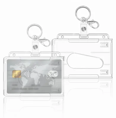 Produktbild von Robuste, transparente Ausweishalter – 2er-Set