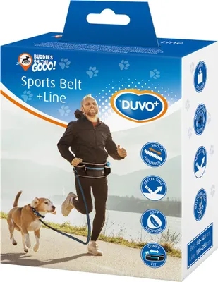 Produktbild von Duvo+ Neoprene Canicross Hundesportgürtel 80-140 Cm Golden  Golden One Size