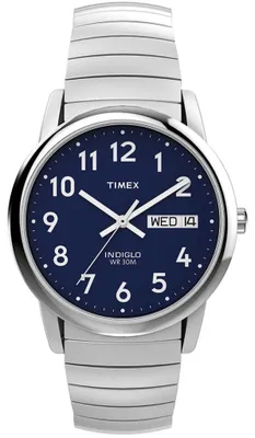 Produktbild von Timex T20031 Herren-Armbanduhr, Edelstahl-Gehäuse, Metall-Armband