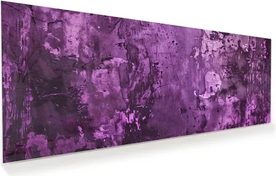 Produktbild von Glasbild 100x40cm in XXL für Wohnzimmer, Schlafzimmer Motiv Abstrakte Wand