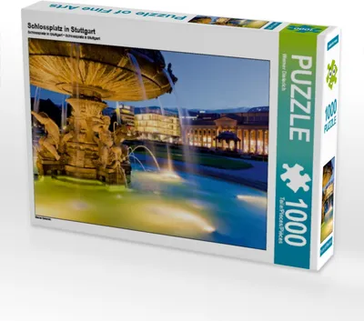 Produktbild von Calvendo Schlossplatz in Stuttgart 1000 Teile Puzzle quer 640x480mm, Dieterich Werner; 7390553