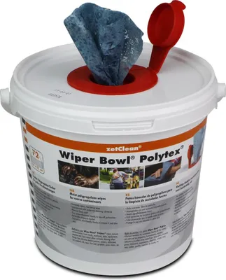 Produktbild von zetClean Reinigungstücher Wiper Bowl Polytex