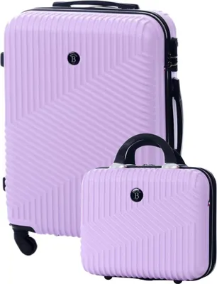 Produktbild von Reisekoffer BERTOO Milano - hellviolett Set 2in1 L