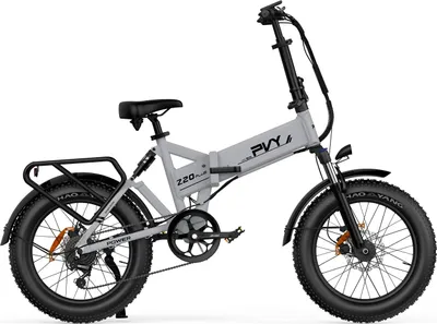 Image de Vélo Électrique PVY Z20 Plus 1000 - Moteur 250W Batterie 48V16.5AH Freins à Disque Hydrauliques Autonomie 120KM - Gris