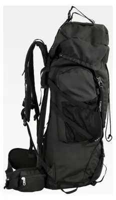 Produktbild von 100L Wanderrucksack, wasserdicht, bequem, für Camping und Klettern - Schwarz