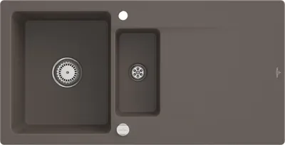Produktbild von Villeroy & Boch Keramikspüle 333702TR, Siluet 60 R Einbauspüle - inkl.
