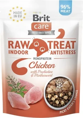 Immagine prodotto di Brit Raw Treat Cat Indoor & Antistress 40g