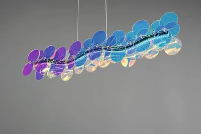 Produktbild von Reality Leuchten Pendelleuchte IRIDE BHT 86x150x7,50 cm bunt