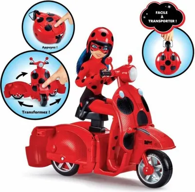 Produktbild von Miraculous Ladybug Scooter Mit Puppe