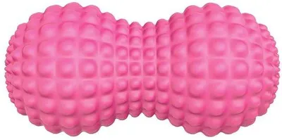 Immagine prodotto di Unyqoos® Palla da massaggio (a forma di arachide) – palla da massaggio a doppia faccia per punti trigger e tessuti profondi, in gomma naturale, 12,7 x 6,3 cm, ideale per collo/schiena