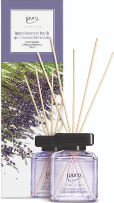 Produktbild von ipuro ESSENTIALS lavender touch, Duftflasche, Schilfaroma-Diffusor, 0,2 l