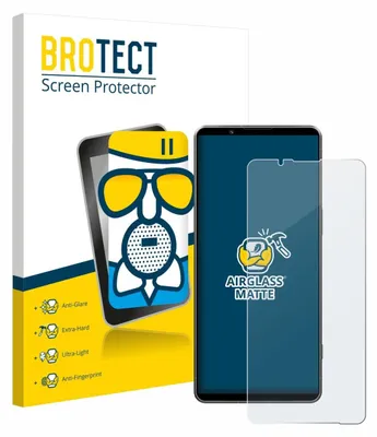 Produktbild von BROTECT Entspiegelungs Schutzglas für Sony Xperia 1 VII Schutzfolie Panzer Folie Glas Display Schutz matt