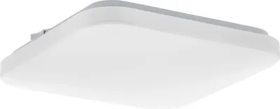 Produktbild von EGLO LED Deckenlampe Frania, 1 flammige Deckenleuchte, Material: Stahl, Kunststoff, Farbe: Weiß, L: 28 cm