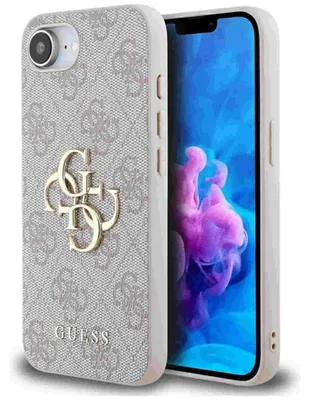 Produktbild von Guess Apple iPhone 16e 4G Big Logo Schutzhülle Case Etui Rosa