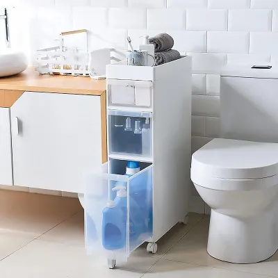 Produktbild von Schmaler Rollcontainer mit 4 Schubladen